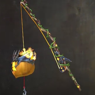 激战2疯王鱼竿皮肤商城道具黑狮宝石含wegame