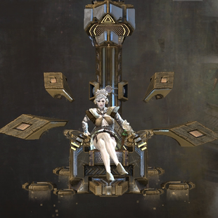激战2监察者座椅滑翔翼组合商城道具黑狮宝石含wegame
