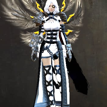 激战2魔法科技中型护甲皮肤商城道具黑狮宝石含wegame