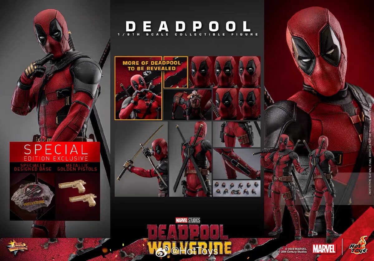 HT HotToys 1/6 MMS746 死侍与金刚狼死侍3.0 普通版/特别版