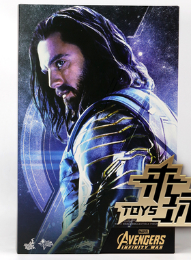 现货 HOTTOYS HT MMS509 复仇者联盟3 1/6 巴基 冬兵 3.0 电镀手