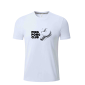 速干乒乓球服男女生上衣比赛短袖 T恤训练球衣印字透气凉感 文化衫