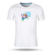 羽毛球速干男女款 亲子 T恤训练圆领球衣球服队服比赛服定制文化衫