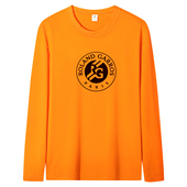 网球服长袖 棉比赛球衣上衣户外保暖秋冬春休闲法网T恤运动男女