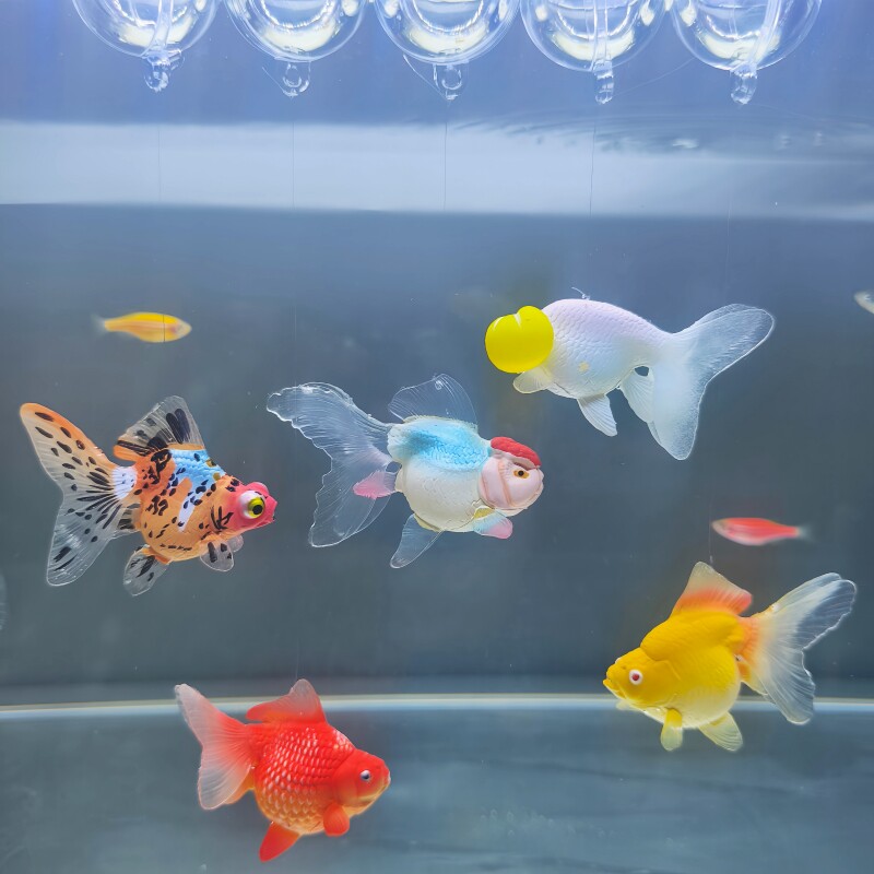 仿真可悬浮漂浮金鱼好运锦鲤模型风水鱼缸水族箱造景装饰摆件假鱼