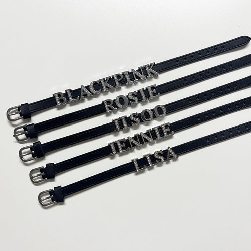 blackpink周边手链不锈钢首饰