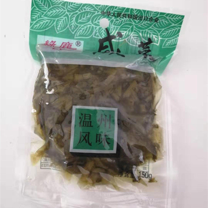温州风味绿鹿咸菜雪花菜面条粉干搭档150g包装家乡味