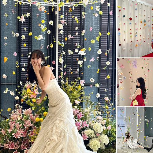 活动背景墙自拍影楼摆件艺术