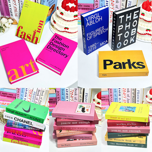 韩国ins粉色英文仿真假书拍照道具软装饰摆件工作室摆拍桌面民宿