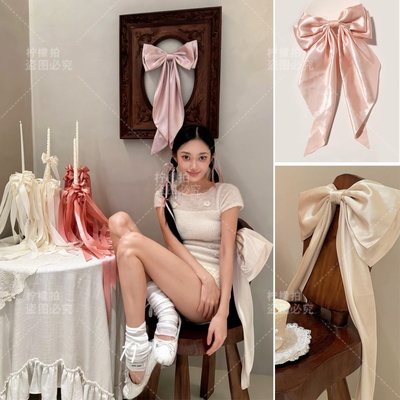 双节布艺蝴蝶结网红生日派对店铺背景装饰拍照打卡道具布置陈列