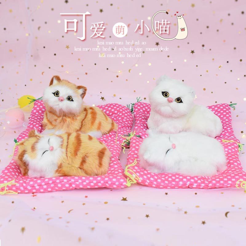 仿真猫布偶娃娃睡觉玩具女孩