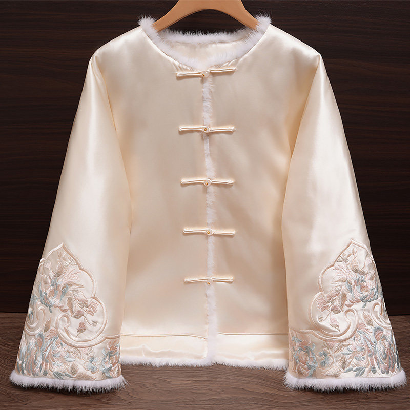 唐装汉服棉服女冬短款中国风国潮复古民族风中式盘扣上衣棉袄外套