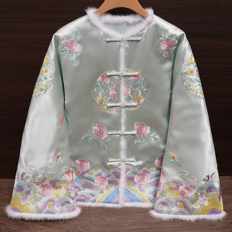 新中式唐装汉服棉衣棉袄夹棉外套