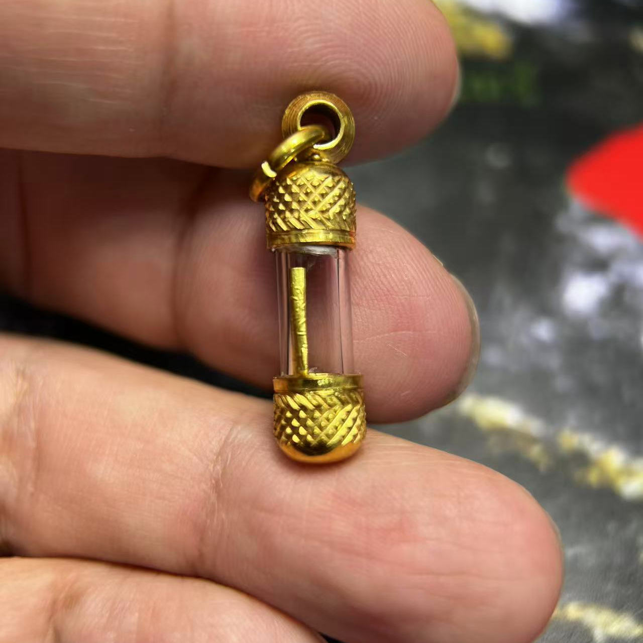 龙婆坤 瓦班莱2537金针塔固 泰牌吊坠