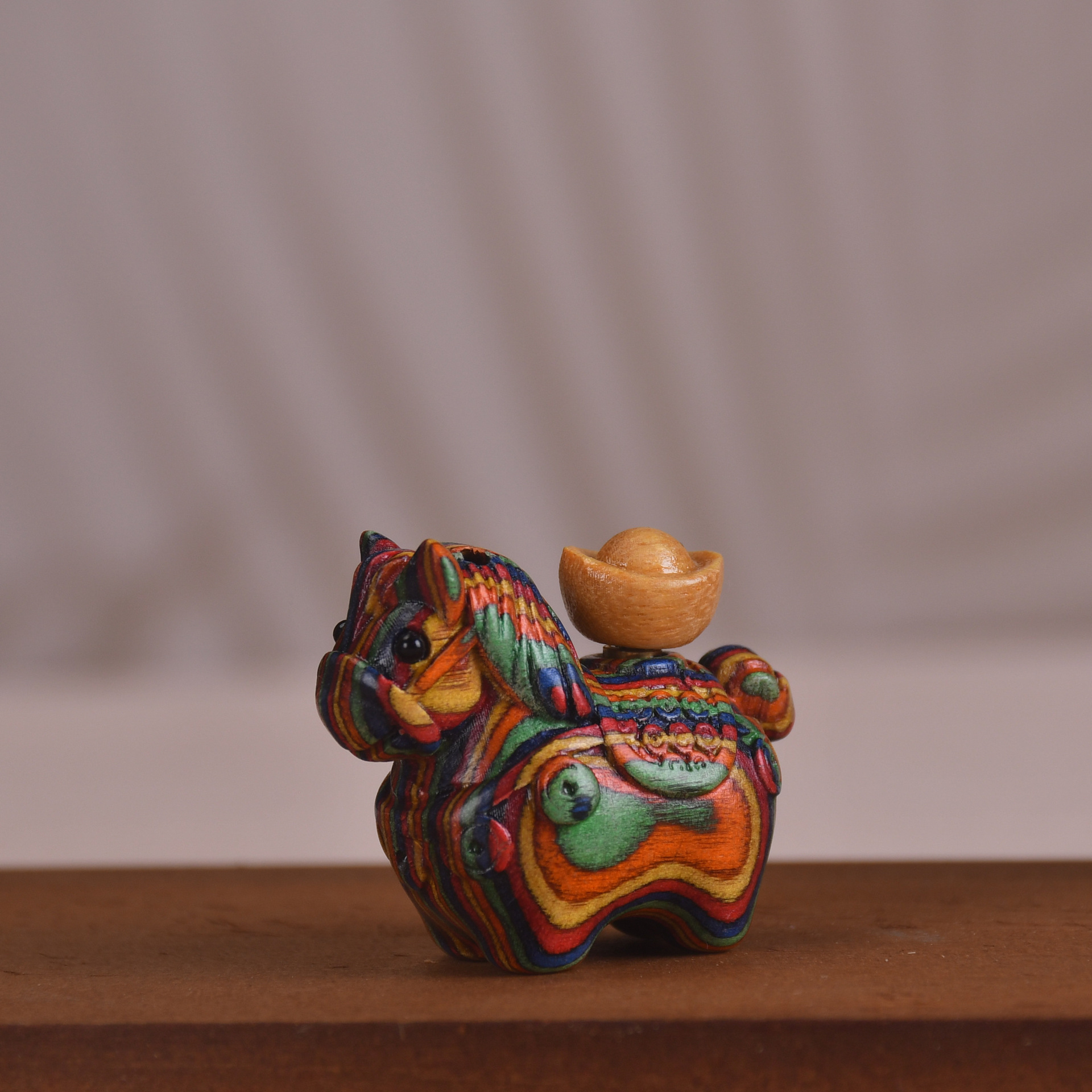 新款马上有钱时来运转钥匙扣挂件手机链马年生肖包包装饰品马年挂