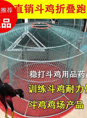 斗鸡斗鸡训练用品斗鸡折叠跑笼斗鸡罩笼斗鸡组装折叠跑笼斗鸡包邮