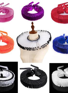 Medieval Renaissance Classic Handmade Ruff Fake Collar Retro