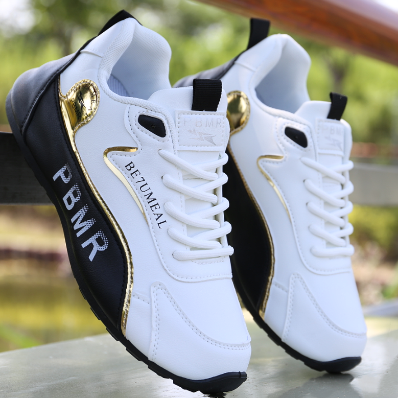 运动鞋男休闲鞋百搭皮蓬老爹鞋