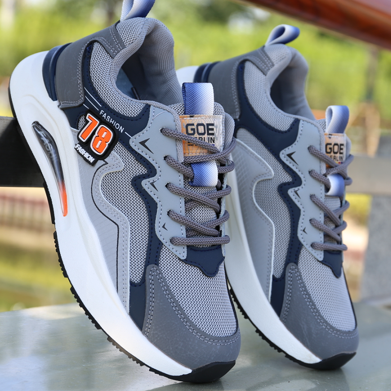 男士潮鞋透气休闲老爹鞋男轻便跑步鞋软底防滑学生运动鞋男网布鞋,流行男鞋,帆布鞋,淘宝优惠券,粉丝福利购,淘宝优惠卷