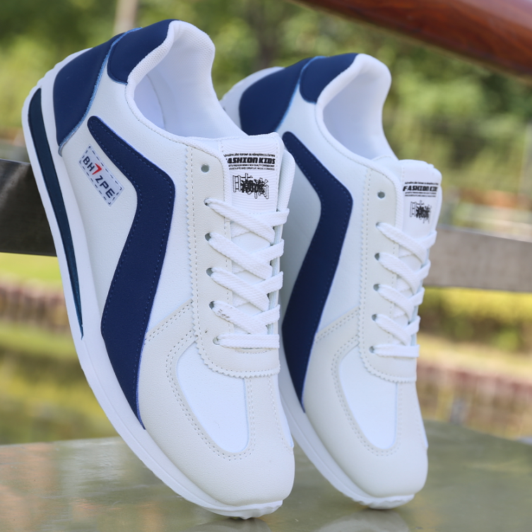 2025新款秋季皮面防水休闲运动鞋