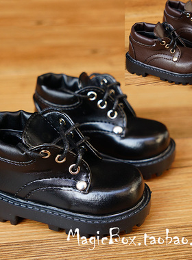 大叔1/3分1/4分BJD鞋子SD娃娃用学生皮鞋 棕色 黑色（2色）