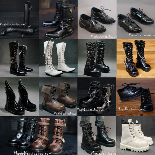 鞋子BJDSD娃娃鞋靴子长靴学生鞋