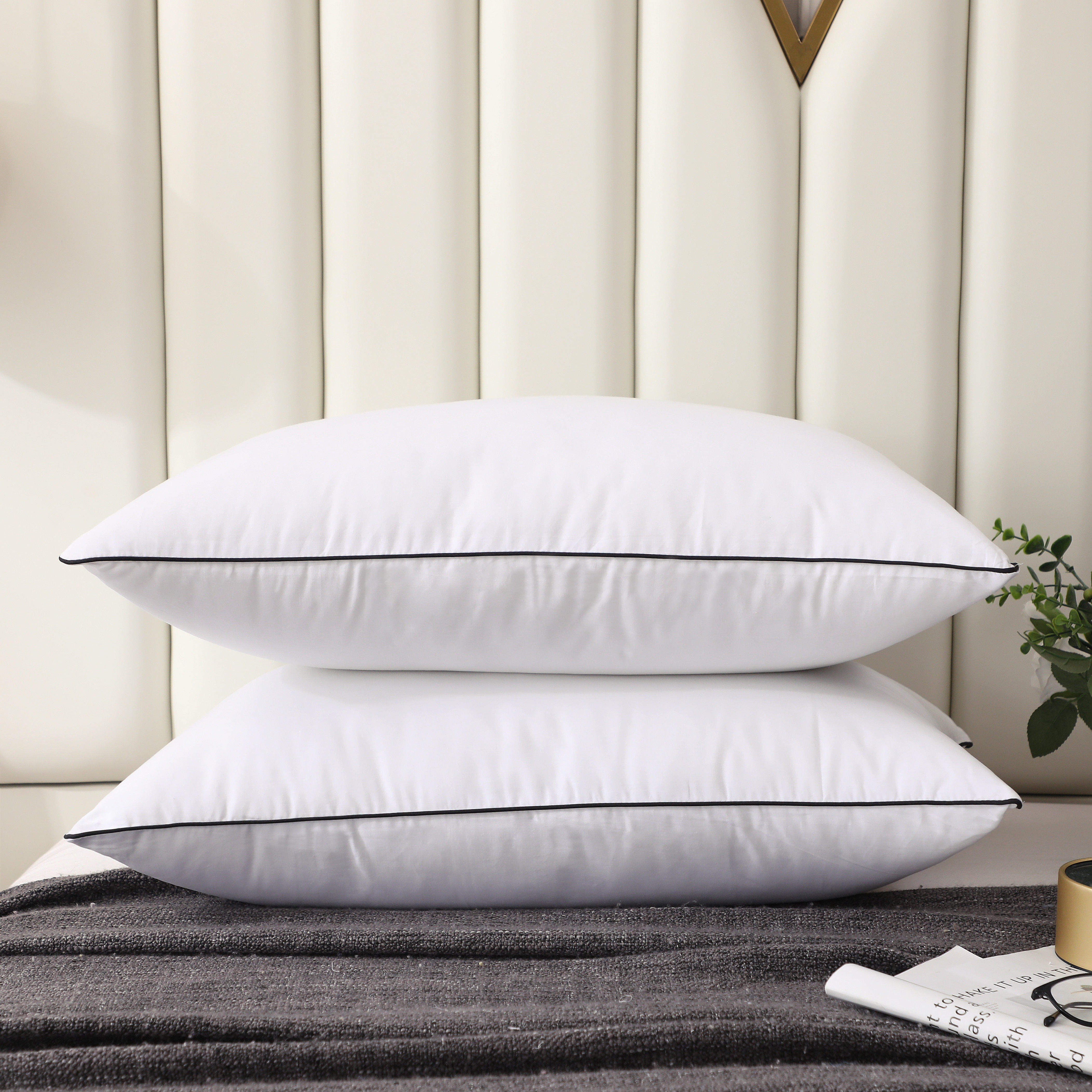 逸俐和五星级酒店枕头枕芯成人真空护颈椎枕学生单人枕