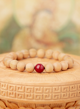 桃木+朱砂手链，双重庇佑！