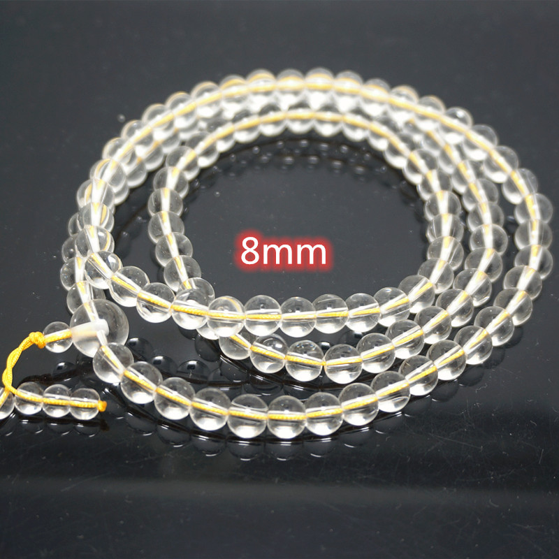 108颗圆珠款白琉璃佛珠