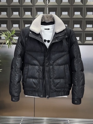2025冬季新款男士立领羽绒服时尚百搭休闲保暖加厚防寒上衣潮流