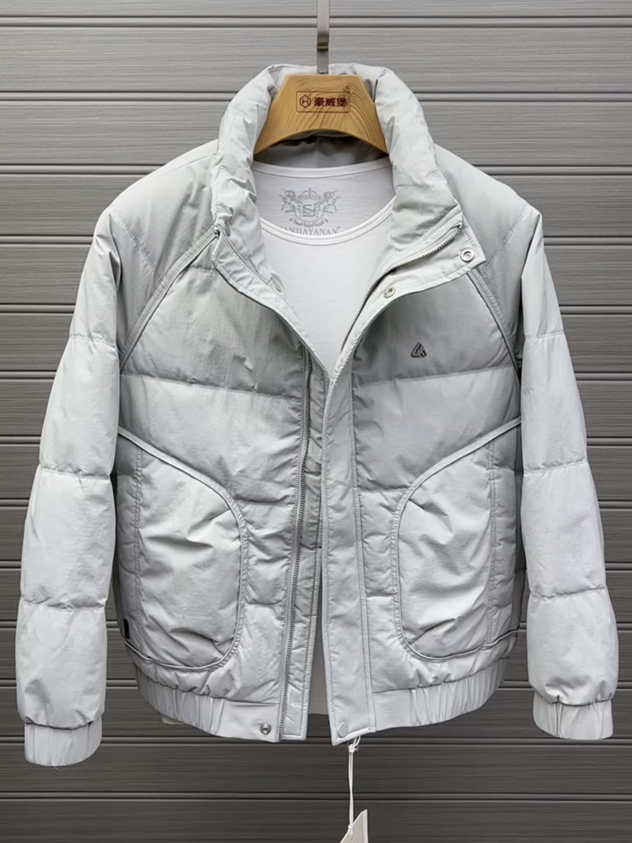 轻薄羽绒服男冬季2025新款韩版修身潮牌立领百搭男装短款男士外套