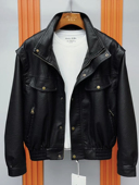潮牌痞帅机车服立领pu皮夹克男装 2025港风男士 皮衣外套秋冬款 上衣