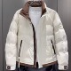 新款 男士 立领羽绒服短款 冬季 加厚保暖白鸭绒外套时尚 休闲百搭上衣