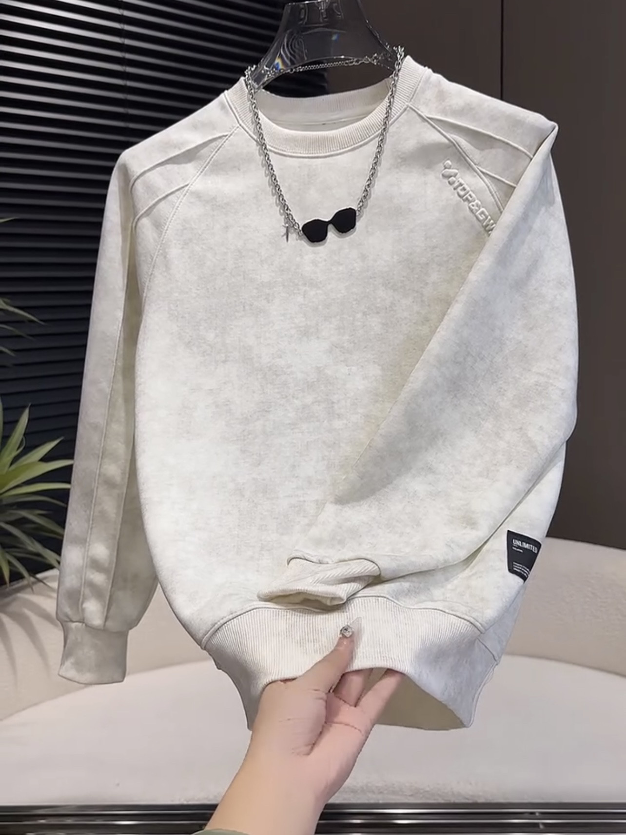 韩版卫衣男秋冬款2025新款潮牌修身休闲套头扎染长袖上衣服打底衫