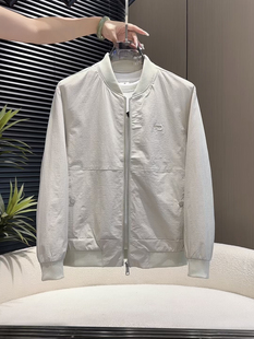 男士刺绣简约夹克春季新款时尚潮流修身立领棒球服外套休闲百搭帅