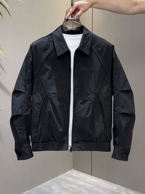 2025秋季新款翻领夹克男士休闲