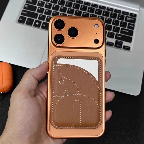 欧美车线马手机magSafe卡包磁吸