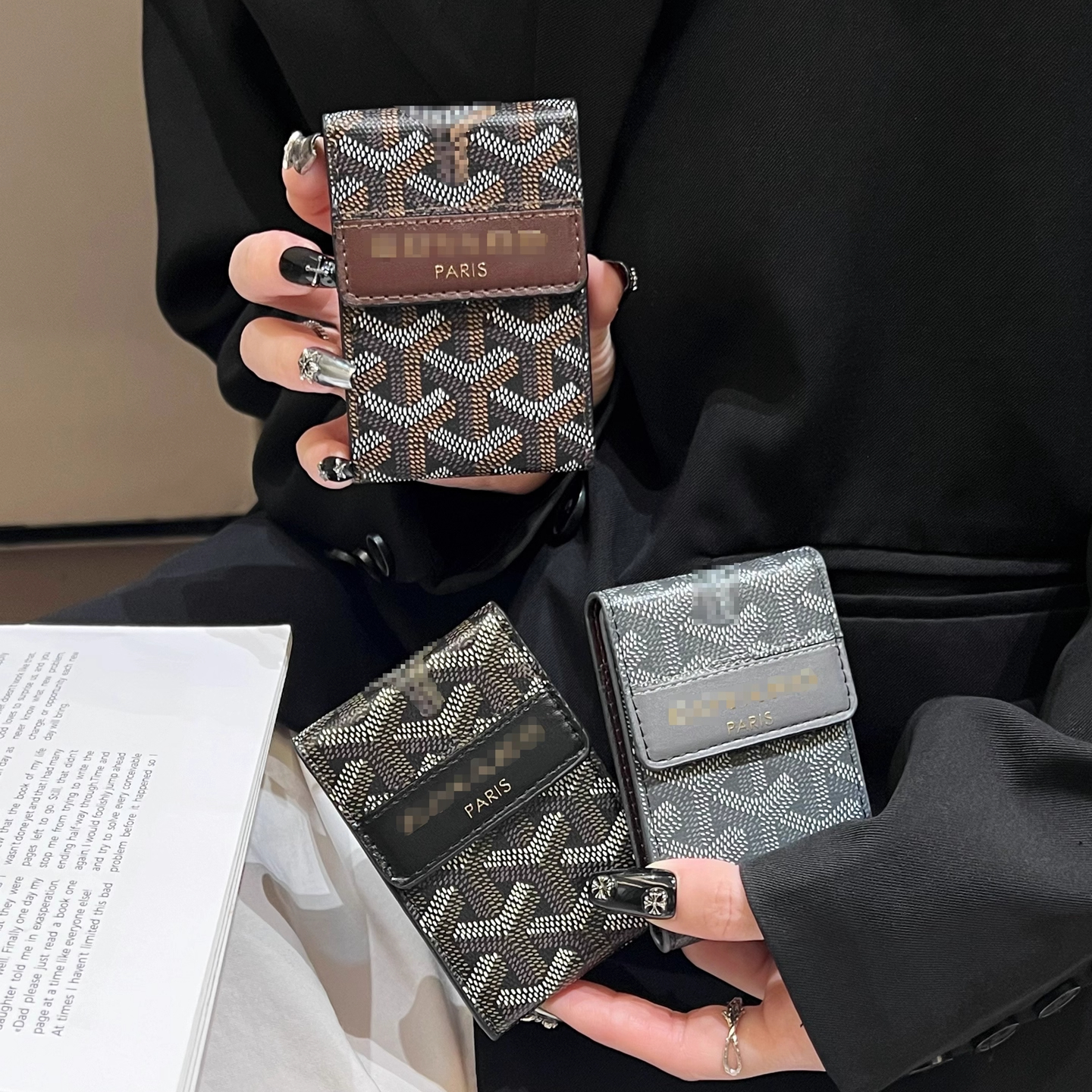 高级感狗牙风琴包证件多卡位卡包