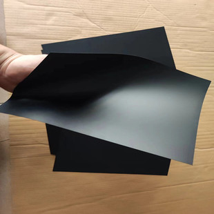 0.175 绝缘阻燃防火PC麦拉片 0.125 0.1 0.25Mm 黑色聚碳酸酯胶片