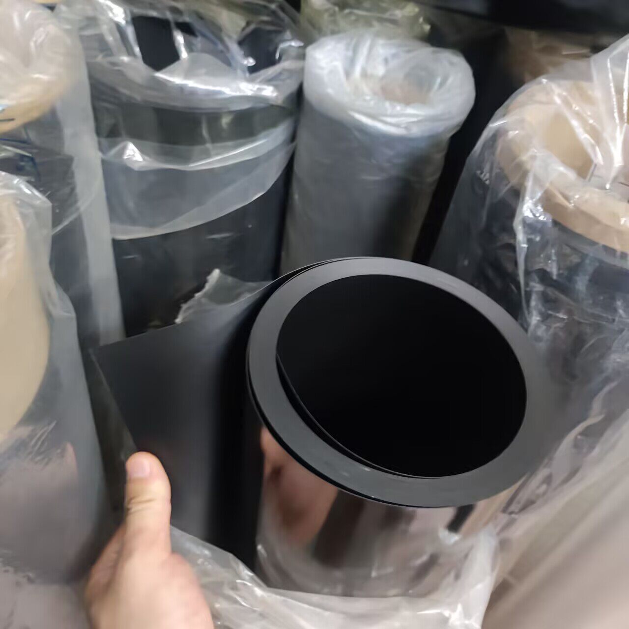 定制绝缘阻燃塑料背胶片 耐温隔热垫片PC聚碳酸酯mylar片 0.1~2Mm