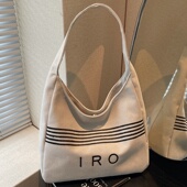 小众刺绣帆布包包女大容量学生手提单肩腋下包百搭休闲通勤托特包