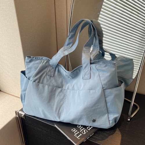 轻便大容量单肩托特包通勤帆布袋