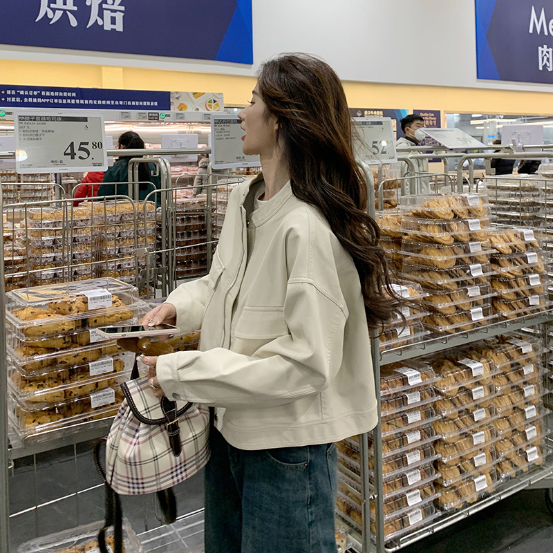 退货率低小个子皮衣6969P135控188,女装短外套,2C182