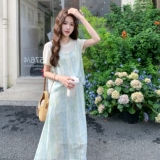 现货夏款假两件连衣裙5353P135控198，女装连衣裙，2C182