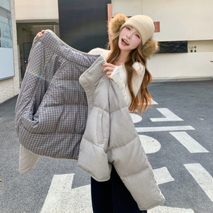 新品 数据好 内里格子百搭款羽绒服90绒 Y103P295控448图片