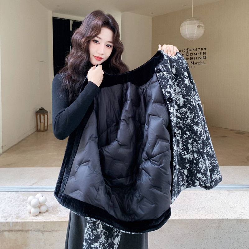 数据好原版品质围巾丝绒90绒羽绒服Y304P325控488,女装羽绒服,2C182