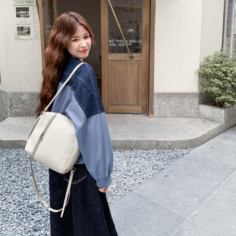 数据好牛仔拼接新中式棒球服外套3309P155控238,女装短外套,2C182