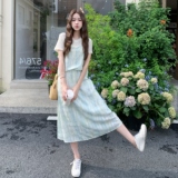 现货夏款假两件连衣裙5353P135控198，女装连衣裙，2C182