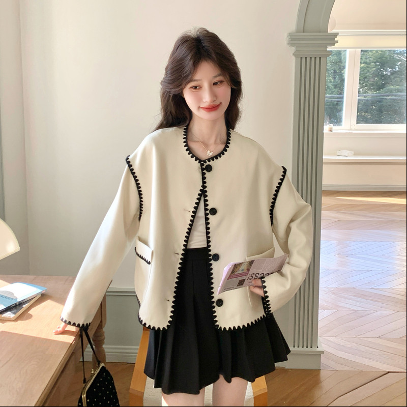 新款数据好特种绣短外套5810P175控288,女装短外套,2C182