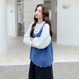 春款吊带毛衣衬衫裤子三件套T324P205控308，女装套装/套裙，2C182